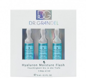 Dr.Grandel Hyaluron Moisture Flash (Концентрат с гиалуроном «Мгновенное увлажнение»), 3 шт x 3 мл