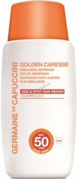 Germaine de Capuccini Golden Caresse Advanced Anti-Ageing Sun Emulsion SPF50 (Эмульсия антивозрастная SPF50), 50 мл 