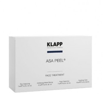 Klapp ASA PEEL Face Treatment (Процедурный набор «Кислотный пилинг»), 4 препарата
