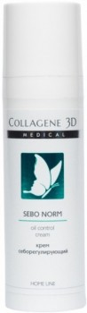 Medical Collagene 3D Sebo Norm Oil Control Cream (Крем для лица себорегулирующий для комбинированной и жирной кожи)