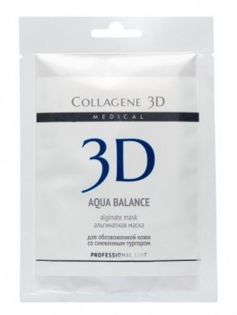 Medical Collagene 3D Aqua Balance (Альгинатная маска для лица и тела с гиалуроновой кислотой)