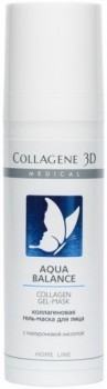 Medical Collagene 3D Aqua Balance (Гель-маска для лица с гиалуроновой кислотой, восстановление тургора и эластичности кожи)