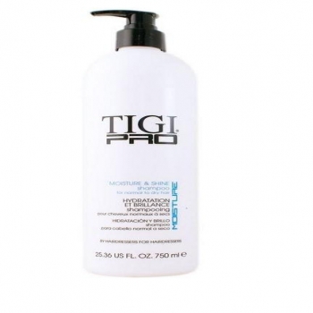 Tigi Pro Moisture&shine (Шампунь увлажняющий для нормальных и сухих волос "Увлажнение и сияние")