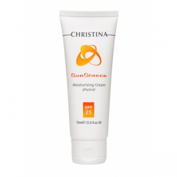 Christina sunscreen moisturizing cream with vitamin e physical spf-25 (Солнцезащитный крем с витамином Е и spf-25), 75 мл.
