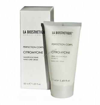 La biosthetique skin care methode anti-age citromycine (Интенсивный восстанавливающий крем для рук с витаминами и маслами герани и лимона), 20 мл.