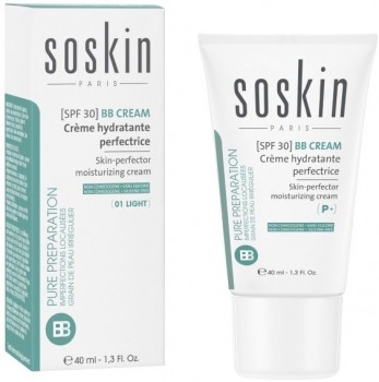 Soskin BB Skin-Perfector Moisturizing Cream (Увлажняющий, улучшающий состояние кожи BB-крем с тонирующим эффектом SPF 30), 40 мл 