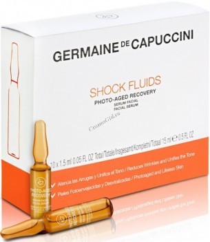 Germaine de Capuccini Options Shock Fluids Photo-Aged Recovery (Сыворотка для лица "Восстановление и борьба с фотостарением"), 10 шт x 1,5 мл