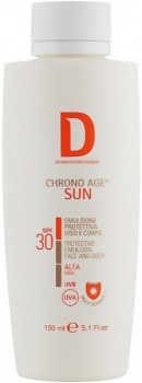 Dermophisiologique Chronoage Sun Protective Emulsion Face and Body SPF 30+ (Защитная эмульсия для лица и тела SPF 30), 150 мл