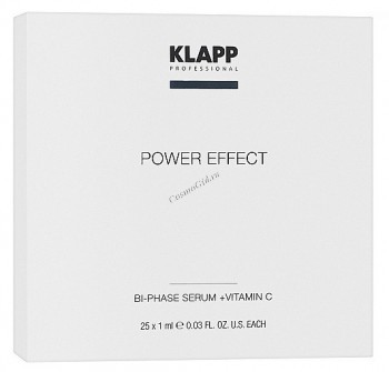Klapp Klapp Bi-Phase serum Vitamin C (Двухфазная сыворотка «Витамин С»), 25 шт x 1 мл