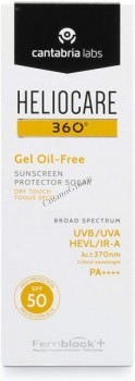 360 Gel Oil-Free Dry Touch Sunscreen SPF 50 (Солнцезащитный гель с SPF 50 для нормальной и жирной кожи), 50 мл 