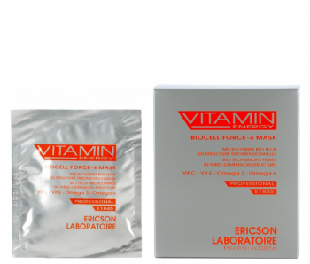 Ericson laboratoire Vitamin Energy (Витаминизированная биоцеллюлозная маска), 4 саше