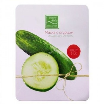 Beauty Style Botanic Mask Fruit Silk (Маска с огурцом Увлажнение и Упругость), 30 мл х 7 шт