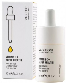 Vagheggi Vitamin C+Alpha Arbutin Face Booster (Сыворотка-бустер с витамином С и альфа-арбутином), 30 мл