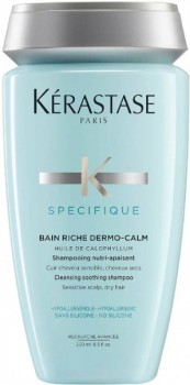 Kerastase Specifique Bain Riche Dermo-Calm (Шампунь-Ванна Дермокалм Риш для чувствительной кожи головы и сухих волос), 250 мл