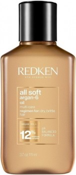 Redken All Soft Argan-6 Oil (Масло аргановое), 111 мл