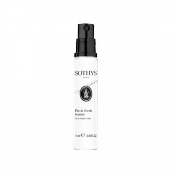 Sothys Refreshing & fix-up mist (Увлажняющий спрей - фиксатор макияжа для лица), 15 мл