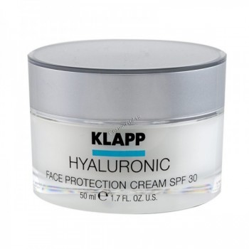 Klapp hyaluronic Face protect cream spf-30 (Защитный крем для лица), 50 мл