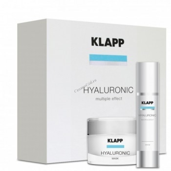 Klapp hyaluronic Face care set (Набор «Гиалуроник» - маска + гель для век), 2 препарата