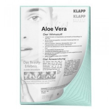 Klapp Aloe vera viles (Коллагеновый лист с алое), 1 шт