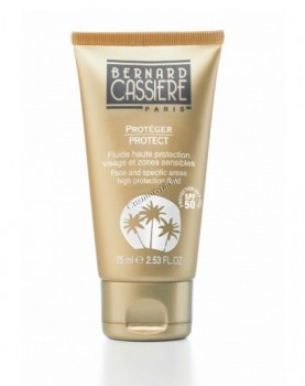 Bernard Cassiere Face and Specific Areas High Protection Fluid (Солнцезащитный флюид для лица и специфических зон с SPF50), 75 мл