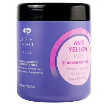 Lisap Light Scale Care Anti Yellow Mask (Маска для осветленных, мелированных и седых волос)