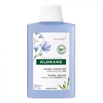 Klorane Shampoo (Шампунь с органическим экстрактом льняного волокна)