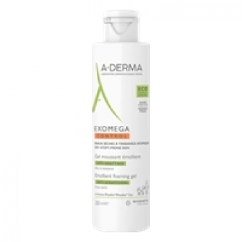 A-Derma Exomega Control Gel (Смягчающий пенящийся гель для сухой кожи)