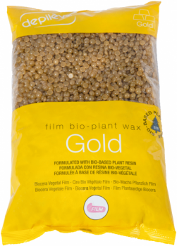 Depileve Film Bio-Plant Wax Gold (Золотой пленочный воск экстрапластичный в гранулах), 1 кг