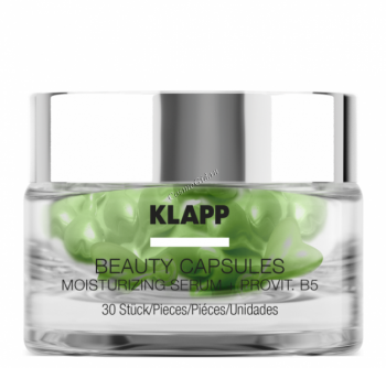 Klapp Moisturizing Serum + ProVitamin B (Капсулы красоты увлажняющие), 30 шт