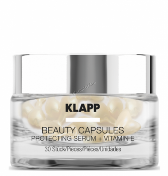 Klapp Protecting Serum + Vitamin E (Капсулы красоты защитные), 30 шт