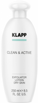 Klapp Clean & Active Exfoliator Dry Skin (Эксфолиатор для сухой кожи), 250 мл