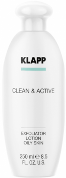 Klapp Clean & Active Exfoliator Oily Skin (Эксфолиатор для жирной кожи), 250 мл