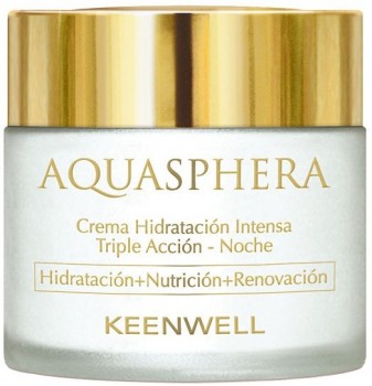 Keenwell Aquasphera Intense Moisturizing Triple Action Cream – Night (Ночной интенсивно увлажняющий крем тройного действия), 80 мл