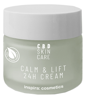 Inspira CBD Skin Care 24H Cream (Антистресс лифтинг-крем 24-часового действия с маслом CBD)