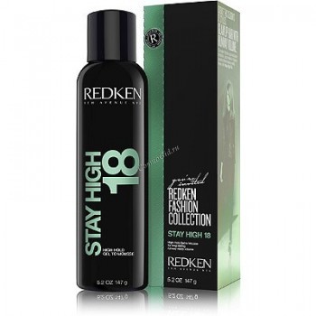 Redken Stay high 18 (Гель-мусс для объема сильной фиксации), 150 мл.