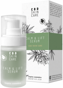 Inspira CBD Skin Care CALM & LIFT Serum (Антистресс лифтинг-сыворотка с маслом CBD)