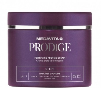 Medavita Fortifying Protein Cream (Протеиновая маска для глубокого восстановления сильно повреждённых волос), 500 мл