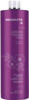 Medavita Anti Yellow Blonde Enhancer Shampoo (Укрепляющий шампунь для нейтрализации желтых оттенков), 1250 мл