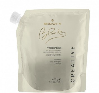 Medavita Never Ending Blonde Creative Powder (Обесцвечивающая пудра для создания специальных эффектов, с уровнем осветления до 5 тонов), 400 гр