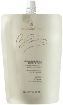 Medavita Never Ending Blonde Powerful Paste (Обесцвечивающая крем-паста интенсивного действия), 500 гр
