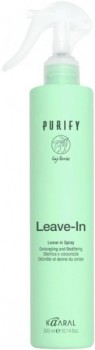 Kaaral Purify Leave-In Spray (Распутывающий и увлажняющий спрей для нормальных и тонких волос), 300 мл