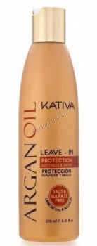 Kativa Argana (Несмываемый оживляющий концентрат для волос с маслом арганы), 250 мл