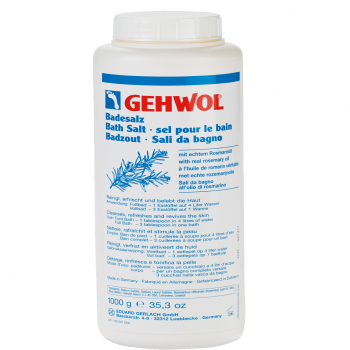 Gehwol bath salt (Соль для ванны с розмарином)