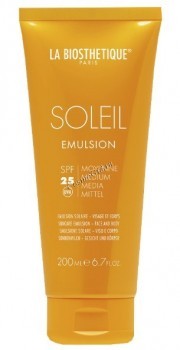 La Biosthetique Soleil Emulsion SPF 25 (Водостойкое солнцезащитное молочко с высокоэффективной системой фильтров SPF 25), 200 мл