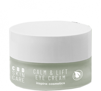 Inspira CBD Skin Care Calm & Lift Eye Cream (Антистресс лифтинг-крем для контура глаз с маслом CBD)