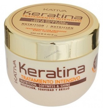 Kativa Кератиновая интенсивно восстанавливающая маска для поврежденных и хрупких волос