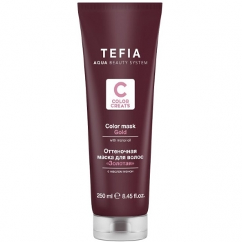 Tefia Color Creats Mask (Оттеночная маска для волос с маслом монои)