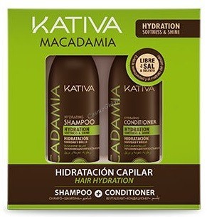 Kativa Macadamia (Набор для волос интенсивно увлажняющий кондиционер+шампунь)