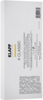 Klapp A Classic Vitamin A Plus Retinol Concentrate Ampoules (Ампульный концентрат «Витамин А + Ретинол»), 10 шт x 2 мл
