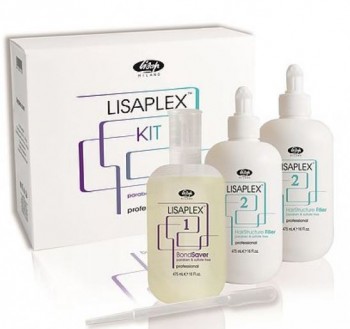 Lisap Lisaplex Professional Kit (Система реконструкции и восстановления волос), 1х475 мл + 2х475 мл